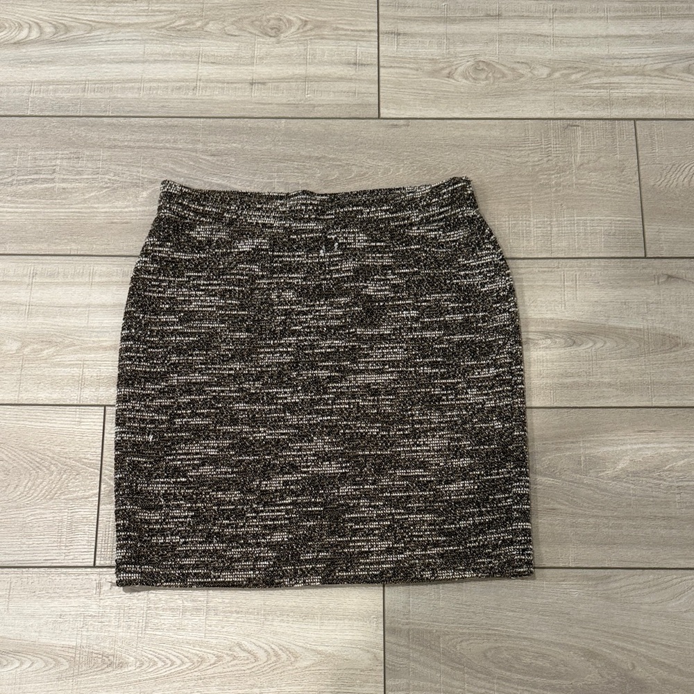 Elegant Brown and White Women's Skirt